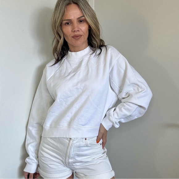 Aarmy Gear Love Crop Crew in White - Picture 4 of 16